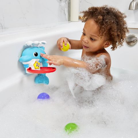  Đồ chơi cá heo VTech Dunking Dolphin Hoop Bath Toy- English Edition 80-568000 