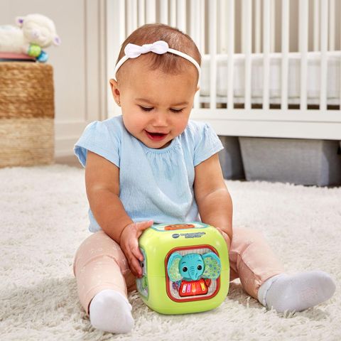  Đồ chơi Vtech 80-574100 VTech Baby Busy Learners Music Activity Cube Green 