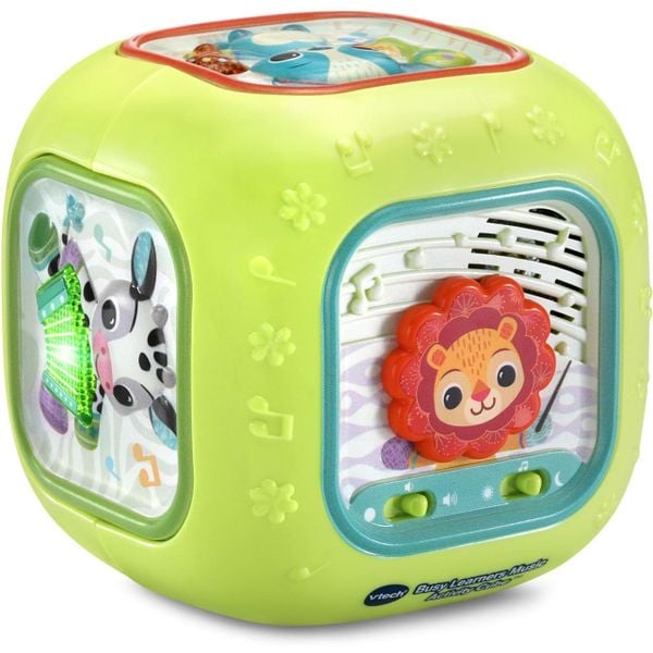  80-574100 VTech Baby Busy Learners Music Activity Cube, Green 