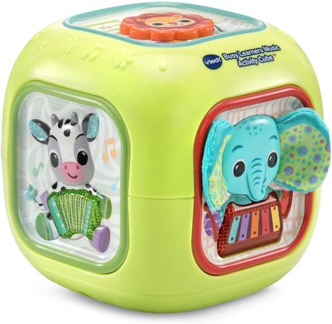  Đồ chơi Vtech 80-574100 VTech Baby Busy Learners Music Activity Cube Green 