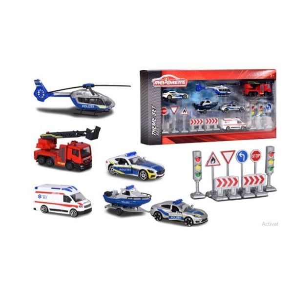  212058587 Bộ Đồ Chơi Mô Hình Cứu Hộ MAJORETTE Big S.O.S Theme Set 