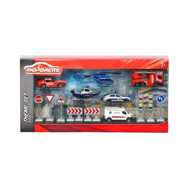  212058587 Bộ Đồ Chơi Mô Hình Cứu Hộ MAJORETTE Big S.O.S Theme Set 