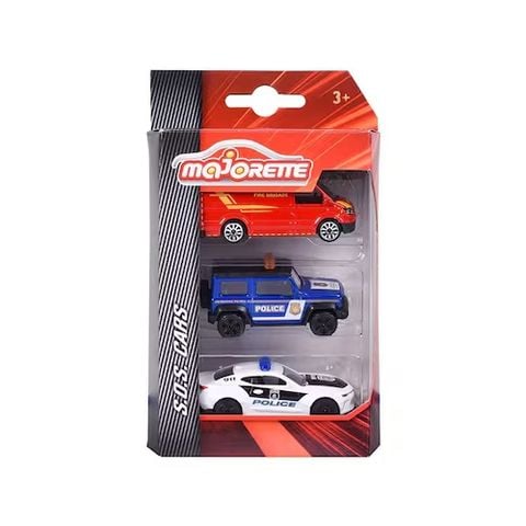  212057261038 Bộ 3 Xe Mô Hình Cứu Hộ MAJORETTE S.O.S. 3 Pieces Set 