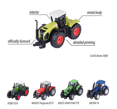  212057400 Xe Mô Hình Nông Trại MAJORETTE Farm Truck Series 