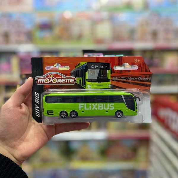 212053303 Xe Mô Hình MAJORETTE MAN Lion's City Bus + Siemens Avenio Tram