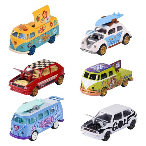  212055005 Xe Mô Hình Cao Cấp MAJORETTE VW The Originals Deluxe Cars 