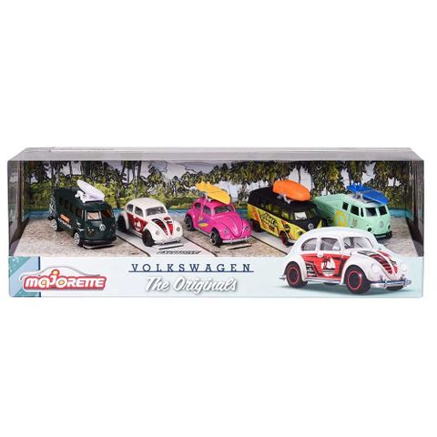  Xe Mô Hình MAJORETTE VW The Originals 5 Pieces Pack 212055008 