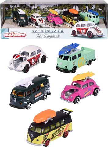  Xe Mô Hình MAJORETTE VW The Originals 5 Pieces Pack 212055008 