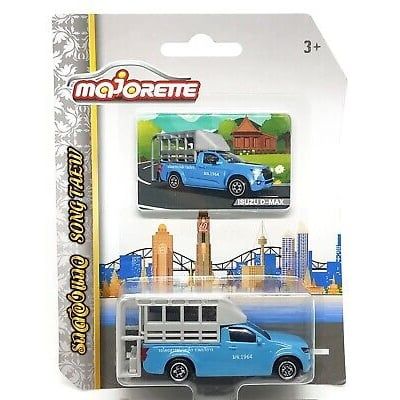  212053056T11 Xe Mô Hình MAJORETTE Isuzu D-Max Song Teaw Blue Edition 