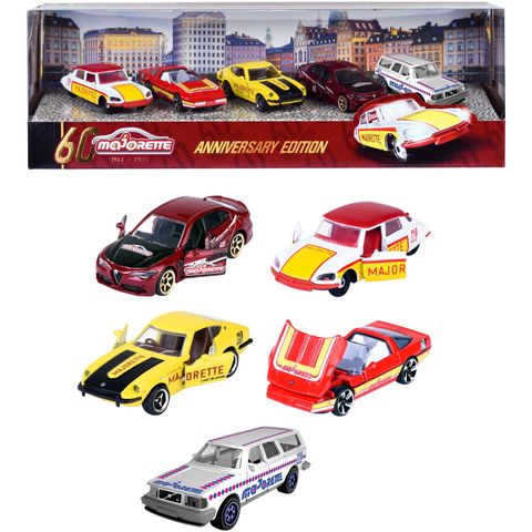  212054101 Bộ 5 Xe Mô Hình MAJORETTE Anniversary Edition 5 Pieces Giftpack 