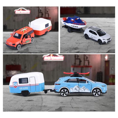  212055014 Xe Mô Hình MAJORETTE French Touch Trailer 