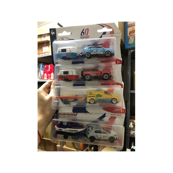 212055014 Xe Mô Hình MAJORETTE French Touch Trailer