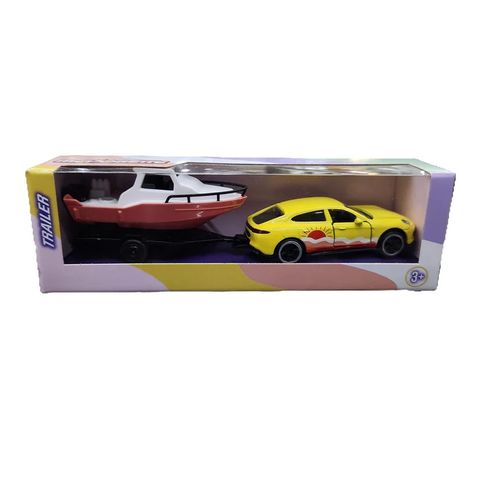  212053184SMO Đồ Chơi Xe Mô Hình MAJORETTE Adventure Trailer Display 