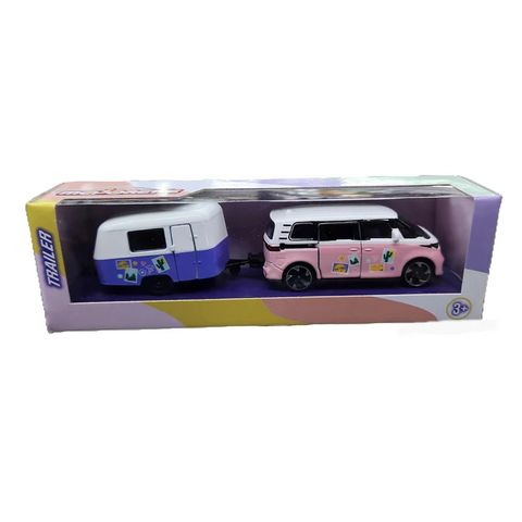  212053184SMO Đồ Chơi Xe Mô Hình MAJORETTE Adventure Trailer Display 