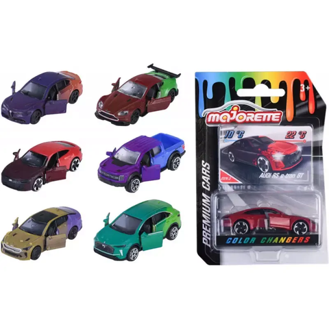  212054041 Xe Mô Hình Đổi Màu MAJORETTE Color Changers Premium Cars 