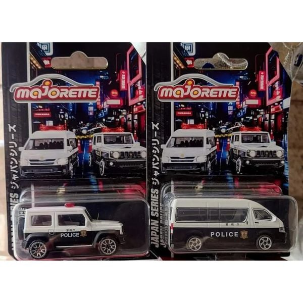 MAJORETTE Japan Series Police Cars
