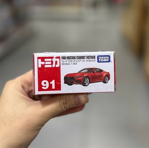  Tomica 91 Ford Mustang (Box) (đỏ) 