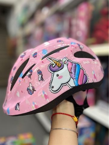  Mũ bảo hiểm protec Pony hồng sz S 