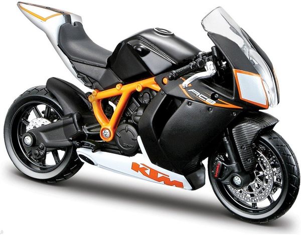  M1851049 - Mo hinh xe KTM 1190 RC8 R mau den ty le 1/18 