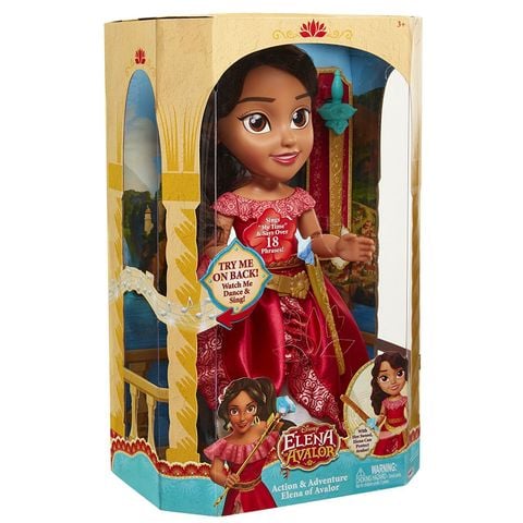  Búp bê Disney Elena Of Avalor Action Adventure Doll Singing Dancing 14” 