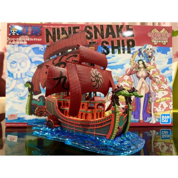  One Piece Great Ship (Grandship) Collection Nine Snake Pirate Ship (From TV Animation ONE Piece) Color Coded Plastic Model 