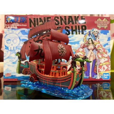  Mô hình Thuyền One Piece Great Ship (Grandship) Nine Snake Pirate Ship 