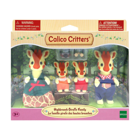  Gia đình hươu đồ chơi trẻ em Sylvanian Families Highbranch Giraffe Family Calico Critters CC1977 