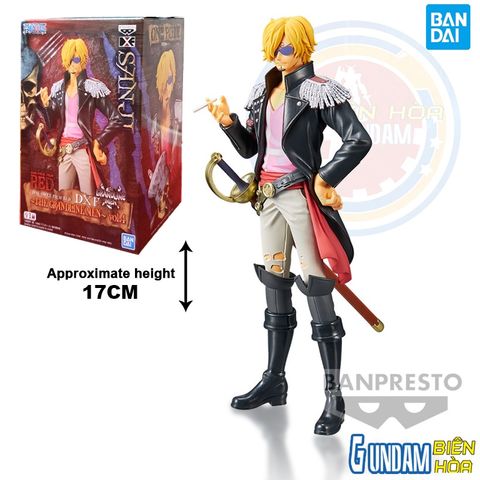  Mô hình đồ chơi Nhân vật Sanji ONE PIECE FILM RED DXF THE GRANDLINE MEN vol.4 