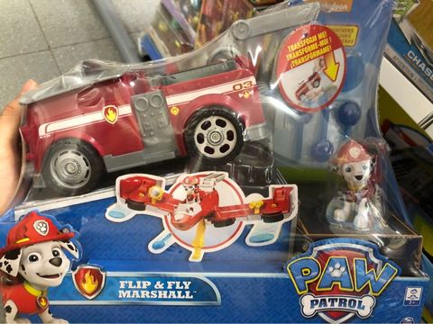  Xe Cứu Hộ Biến Hình 2 Trong 1 Paw Patrol Flip & Fly Marshall 6037883 