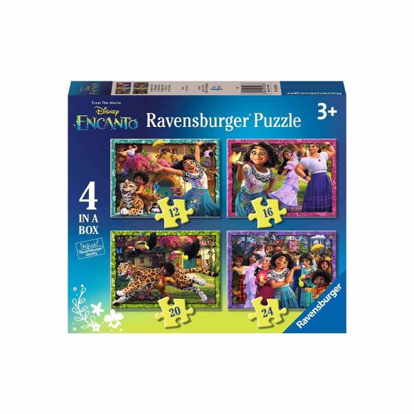 Tranh ghép Ravensburger DISNEY Encanto - 4 Puzzle 12/16/20/24pc
