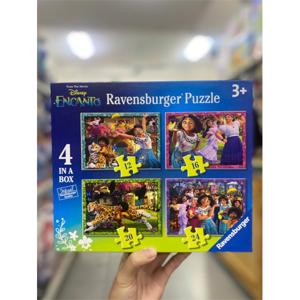 Tranh ghép Ravensburger DISNEY Encanto - 4 Puzzle 12/16/20/24pc