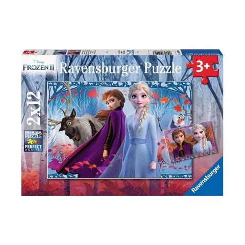  Xếp hình puzzle Frozen 2 - 2 bộ 12 mảnh Ravensburger RV050093 