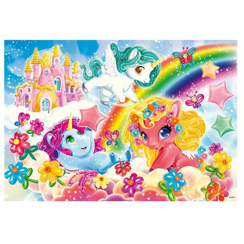  RV050284 Xếp hình puzzle Unicorns at Play 2 bộ 12 mảnh RAVENSBURGER 