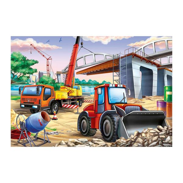Xếp hình puzzle Construction & Cars 2 bộ 24 mảnh RAVENSBURGER RV051571