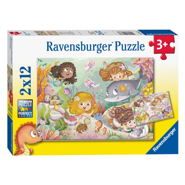 Ravensburger Puzzle 2x24 Piece Fairies & Mermaids