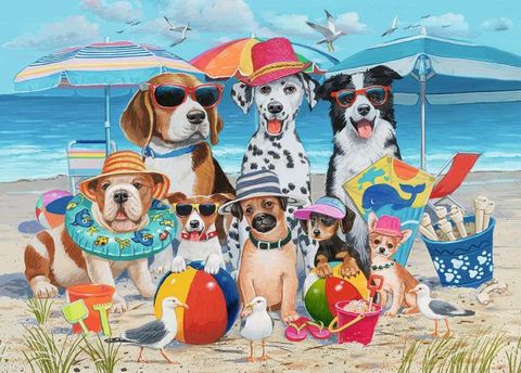  Tranh ghép Ravensburger - Beach Buddies 35pcs Puzzle 