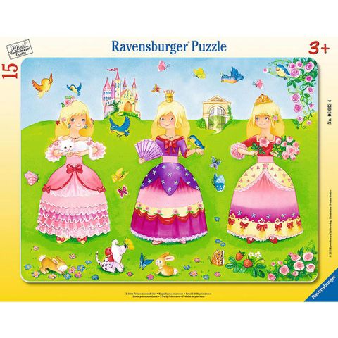  Xếp hình Puzzle 3 nàng công chúa 15 miếng ghép 