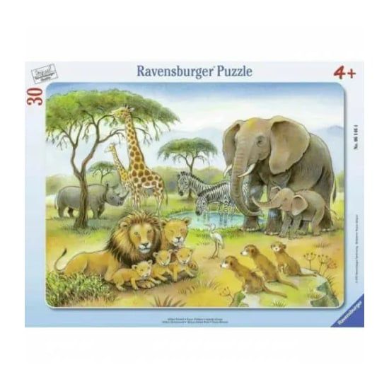 Xếp hình Ravensburger 061464 Puzzle Jungle Animals