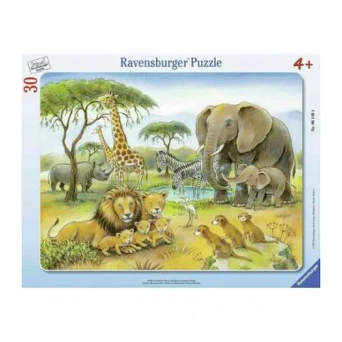  Xếp hình Ravensburger 061464 Puzzle Jungle Animals 