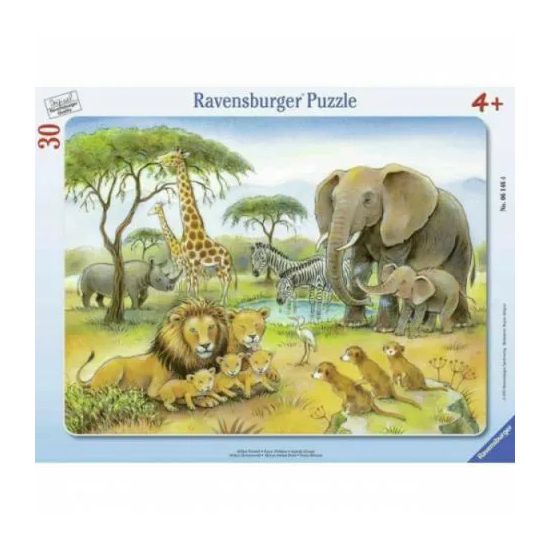 Xếp hình Ravensburger 061464 Puzzle Jungle Animals