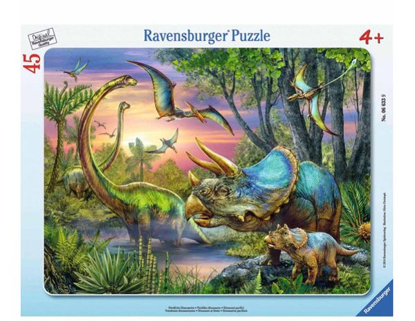Xếp hình puzzle khủng long 45 mảnh Ravensburger RV06633 9