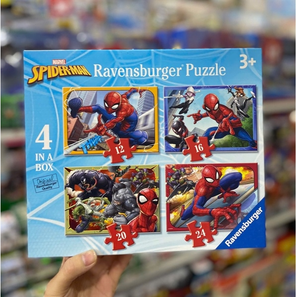 06915 Ravensburger 4 Puzzles in a Box Marvel Spiderman