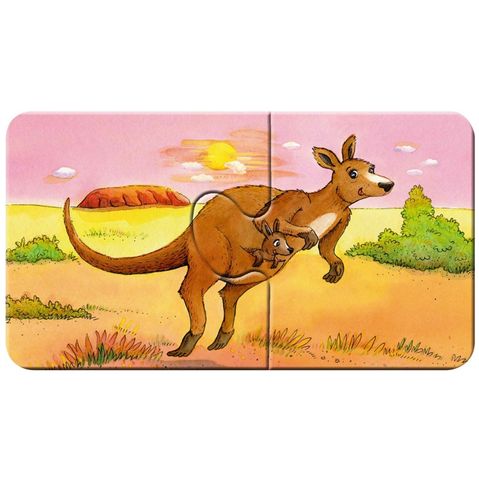  RV06943 9 Xếp hình puzzle gia đình thú cưng 9 bộ 2 mảnh Ravensburger-2+-9 bộ 2 mảnh-Puzzle Children-200k đến 300k 