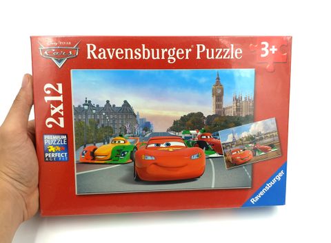  Xếp hình puzzle McQueen 2 bộ 12 mảnh Ravensburger RV075546 