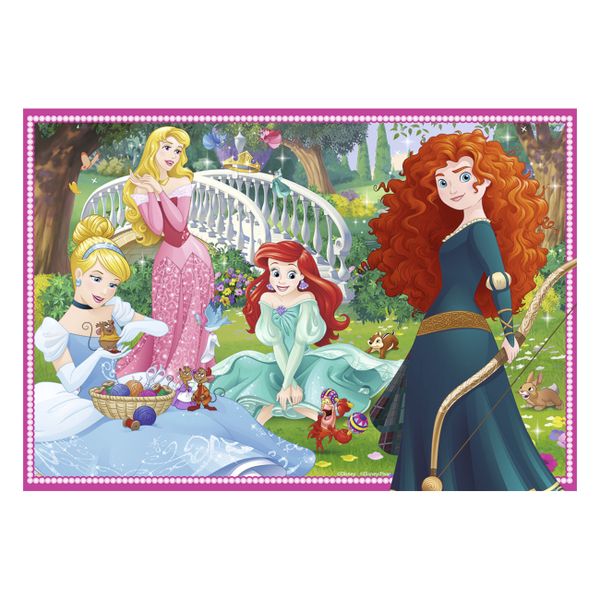 Xếp hình Puzzle Chủ đề Công chúa Disney 2 bộ 12 mảnh Ravensburger