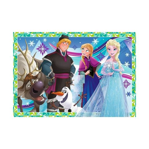  Xếp hình puzzle Frozen Jeux d'hiver 2 bộ 12 mảnh Ravensburger R07621 