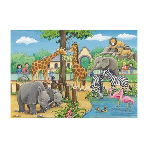  Ghép hình Puzzle Welcome To The Zoo 2x24p RV078066 