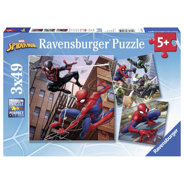  Ravensburger 3 x 49pc Puzzles Spiderman 