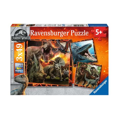  Xếp hình Jurassic World Instinct to Hunt 3x49pc Ravensburger 