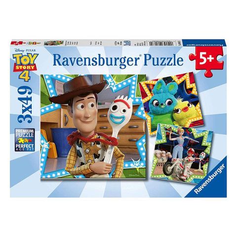  RV080670 Xếp hình puzzle Disney Toy Story 4 3 bộ 49 mảnh RAVENSBURGER 